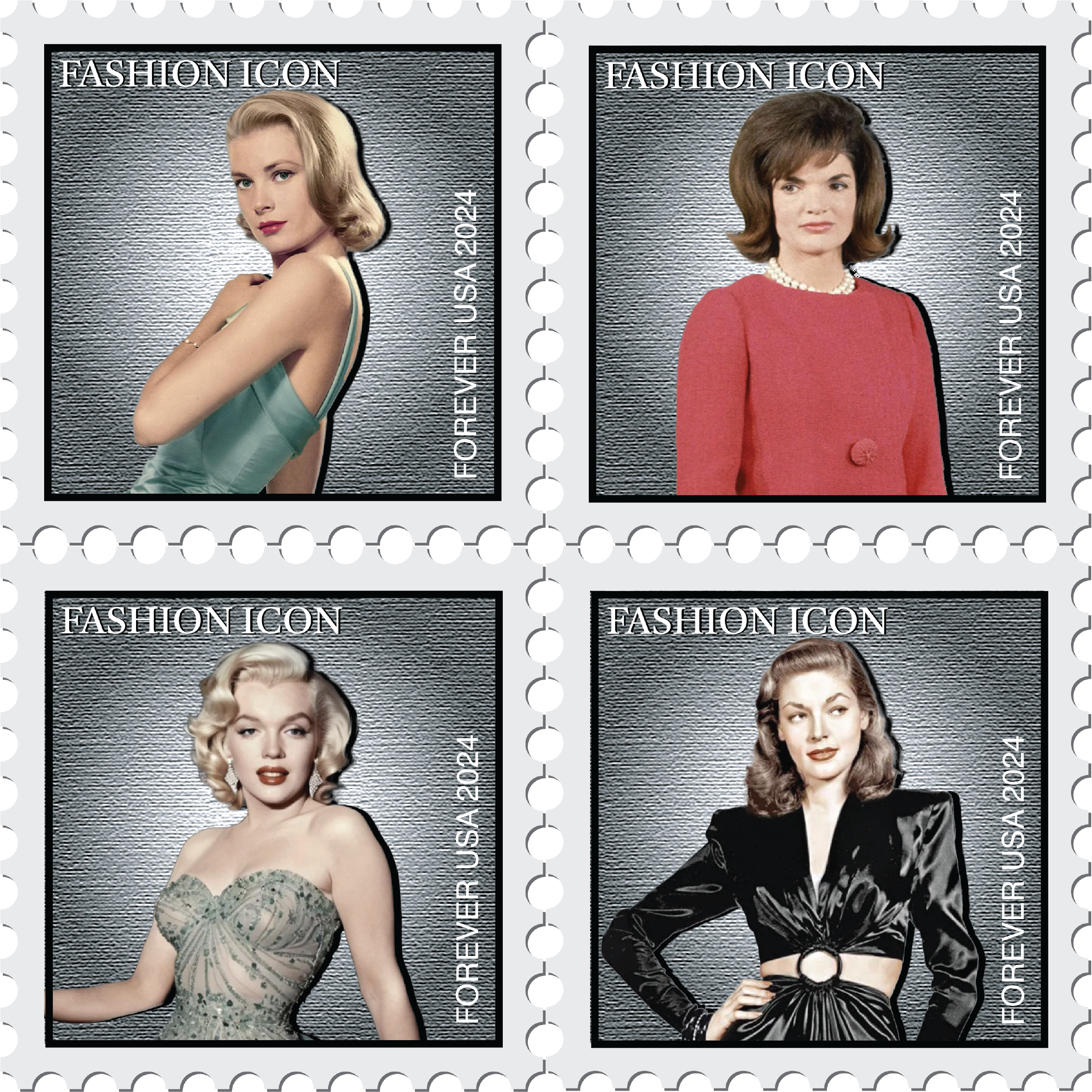 Fashion Icon Stamps